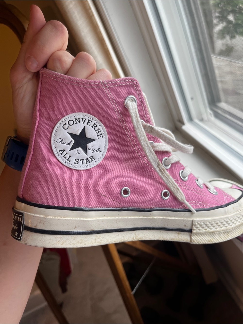 Converse Kids Pink High Top Chuck Taylor Sneakers
